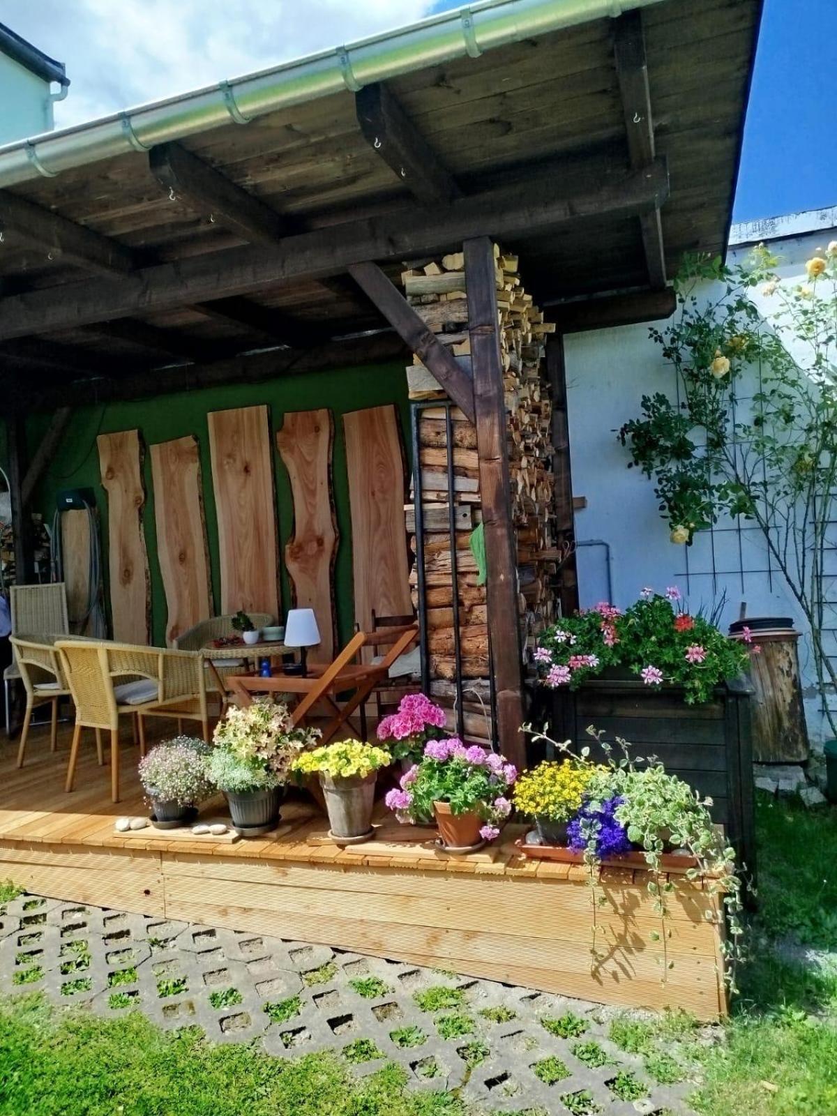 Ferienwohnung Greifenbach, Gartennutzung, Haustiere Willkommen 게예 외부 사진